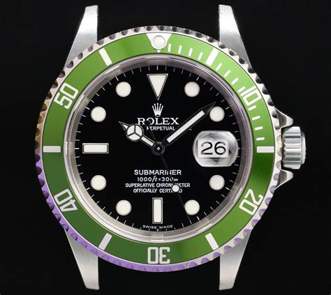 rolex 16610 lvmit grünem zifferblatt|Rolex submariner 16610lv.